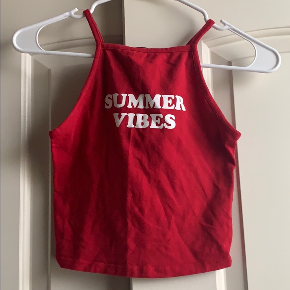 “Summer Vibes” Crop Top